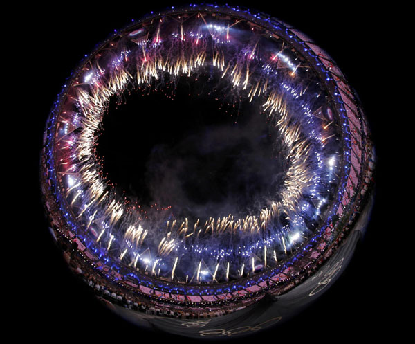 Kaleidoscopic pageant sets London Games rolling