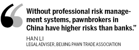 Small, mid-sized companies turn to pawnshops for loans