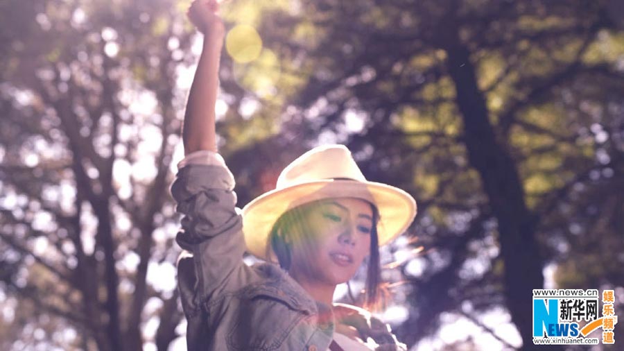 Chinese actress Gao Yuanyuan journeys to California