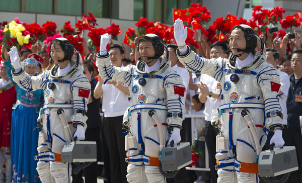 China sends first female astronaut into space