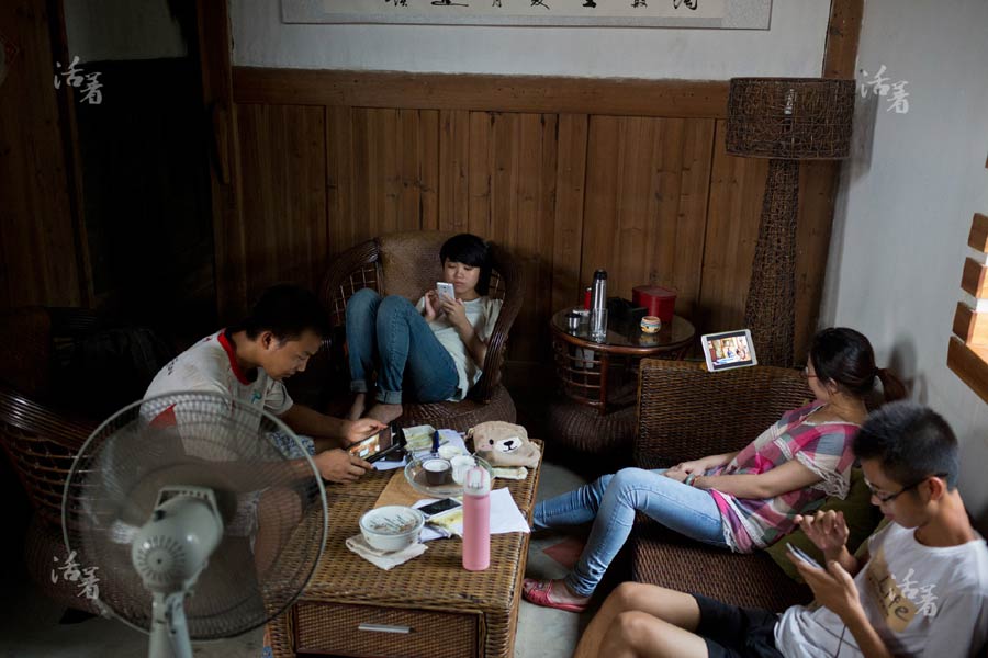 Young men farm for the future