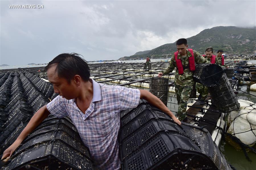Typhoon Nesat makes landfall in east China