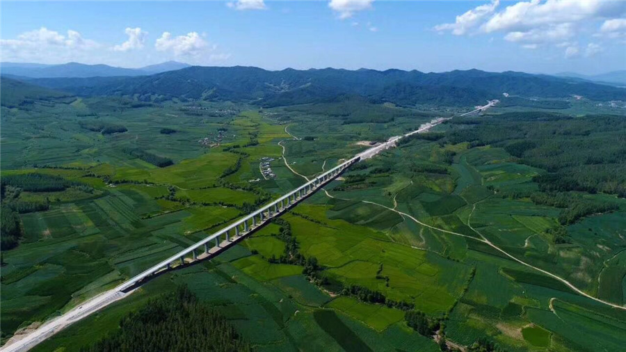 Harbin-Mudanjiang high-speed rail one step closer