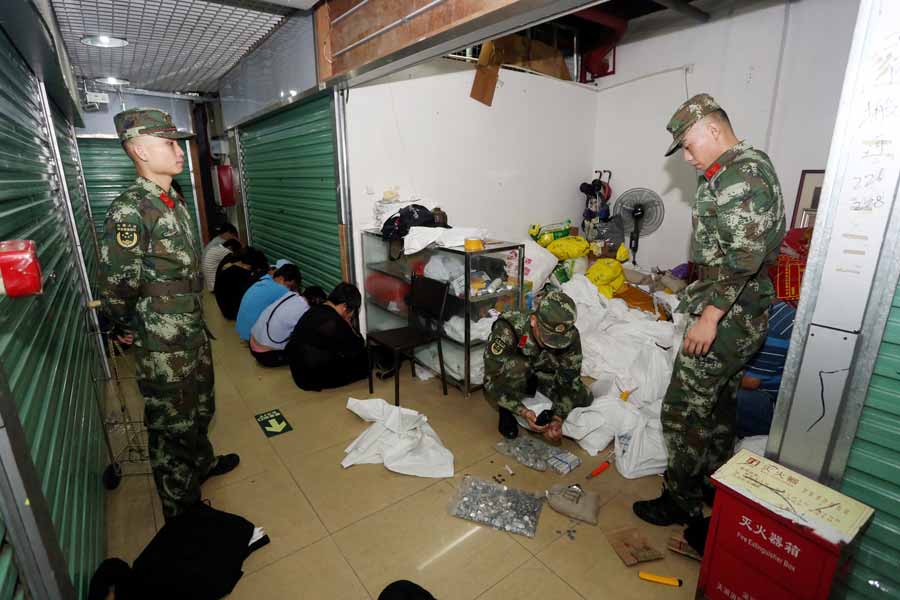 Shenzhen police seize huge haul of foreign money