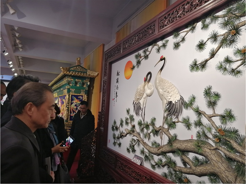 亞太中心代表團(tuán)河北豐寧非遺考察