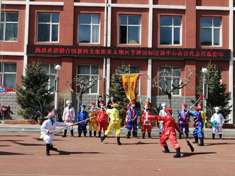 亞太中心代表團(tuán)河北豐寧非遺考察