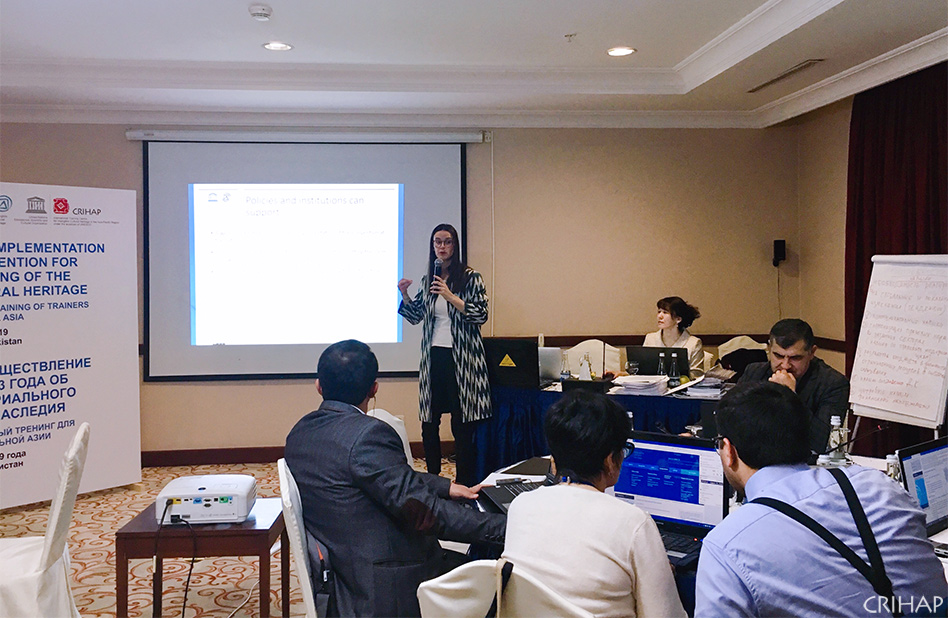 亞太中心為中亞地區(qū)舉辦第三期非遺師資培訓班