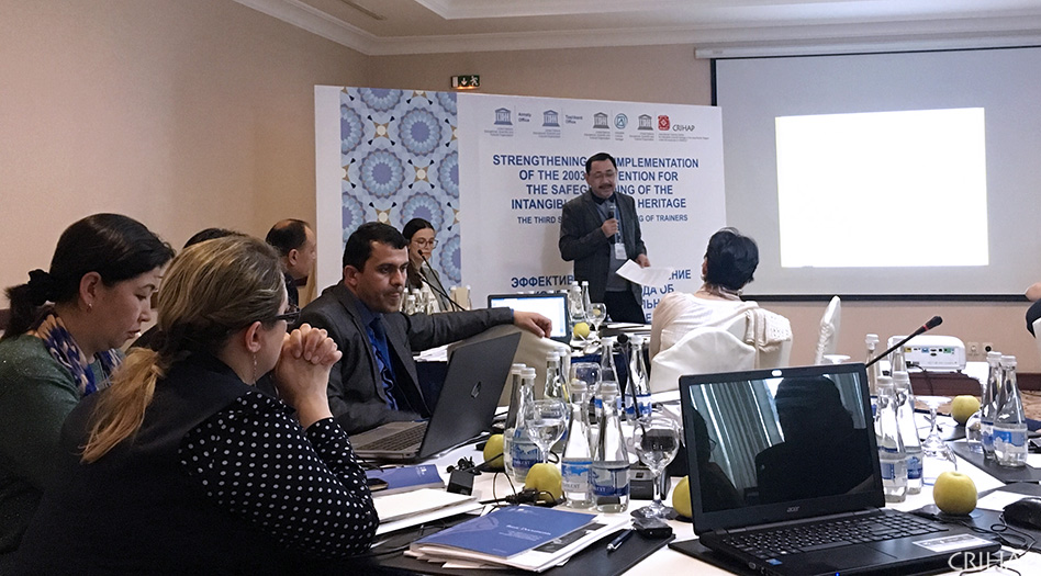 亞太中心為中亞地區(qū)舉辦第三期非遺師資培訓班