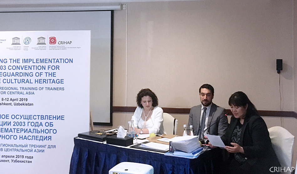 亞太中心為中亞地區(qū)舉辦第三期非遺師資培訓班