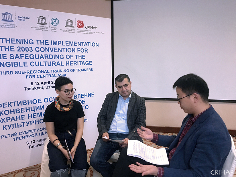亞太中心為中亞地區(qū)舉辦第三期非遺師資培訓班