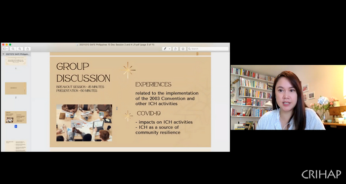 菲律賓“聯(lián)合國教科文組織非物質(zhì)文化遺產(chǎn)能力建設(shè)師資培訓班”在線舉辦