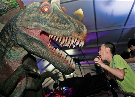 Dinosaur exhibit a roaring hit