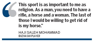 Afghans celebrate with horses