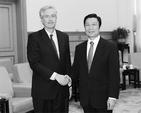 Vice-president Li meets US diplomat