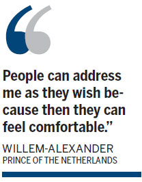 Netherlands throws party for incoming king