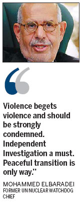 Calls for uprising after 42 shot dead in Cairo