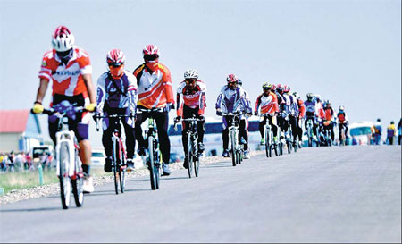 Tour brings cycle of success to Qinghai