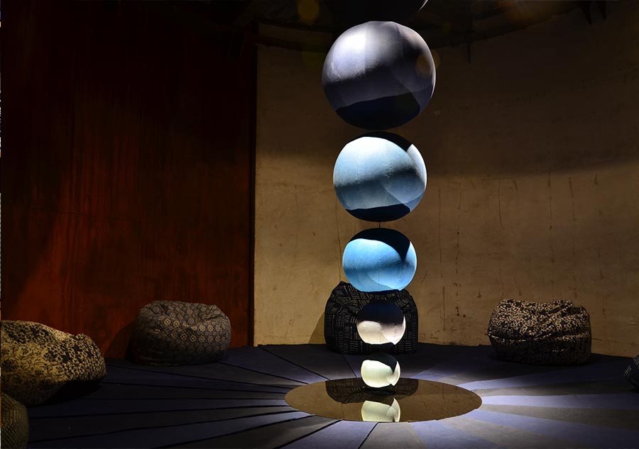 Stunning textiles on display at Out of the Blue show