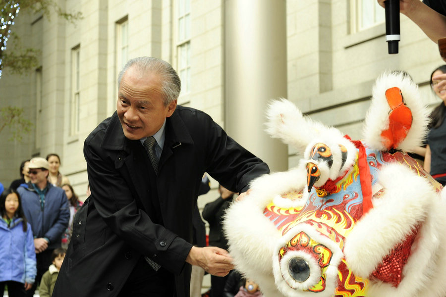 People attend Family Day to celebrate Chinese New Year in Washington