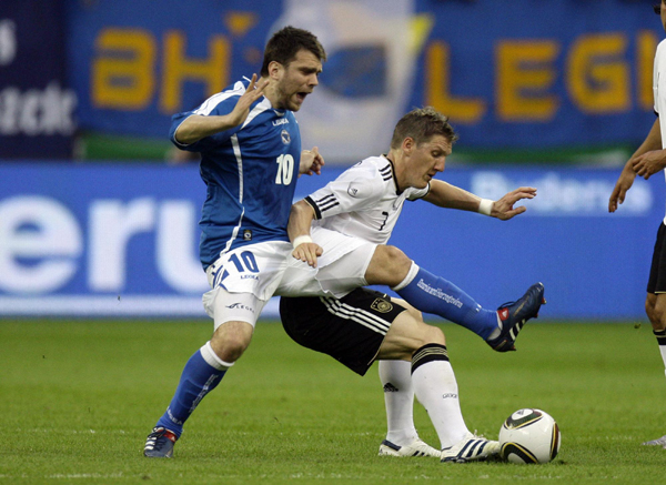 熱身賽：拉姆奔襲小豬兩入點(diǎn)球 德國(guó)3:1勝波黑