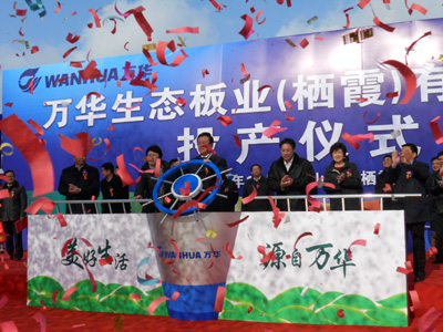 零甲醛秸稈板材項(xiàng)目組山東棲霞投產(chǎn)