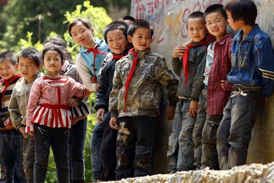 貴州農(nóng)村學童吃上免費午餐