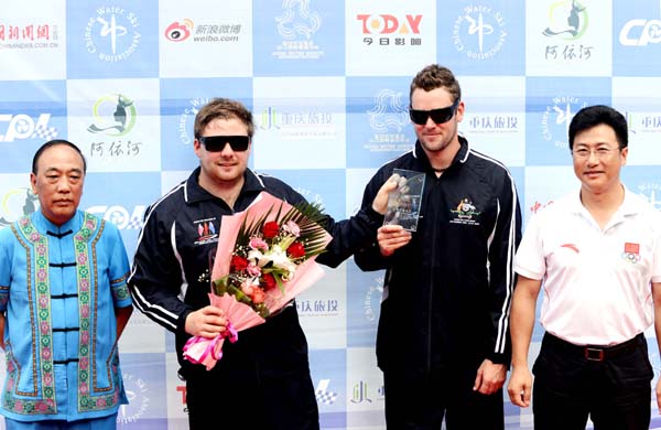 中美澳藝術(shù)滑水對抗賽彭水站美國奪冠中國獲亞軍