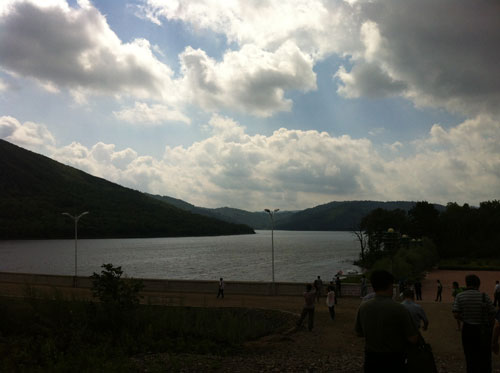 組圖:雙鴨山寒蔥溝水庫大壩