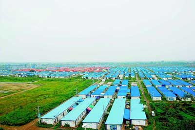 最大“板房城”怎樣處置舊板房