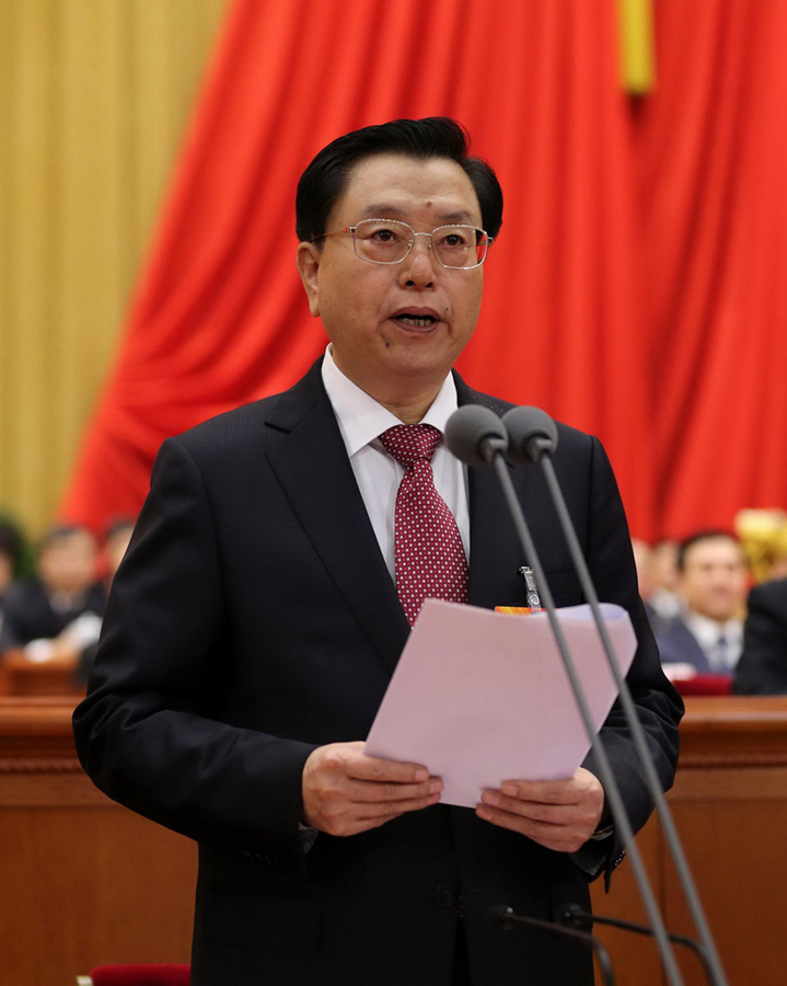 十二屆全國人大一次會(huì)議在京開幕：張德江主持會(huì)議