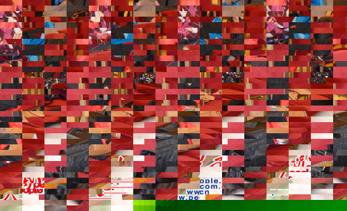 組圖：看兩會記者如何占座