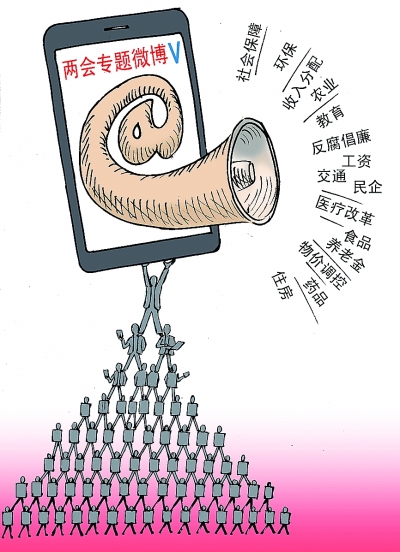 兩會“新聞大戰(zhàn)”開啟 新媒體拉近報道距離