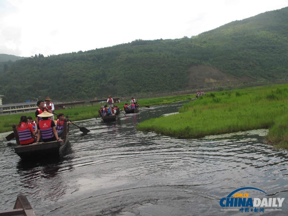 走進(jìn)騰沖北海濕地 體驗(yàn)“人在畫中游”的美景