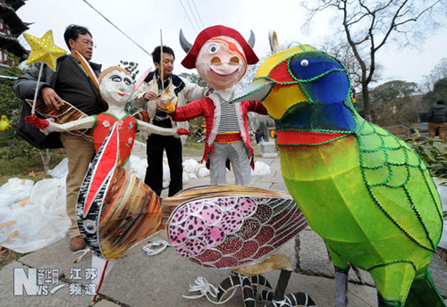 兩岸首度聯(lián)辦春節(jié)秦淮燈會