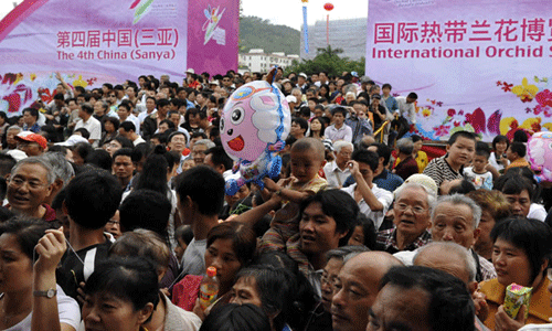 三亞蘭花博覽會(huì)開(kāi)幕
