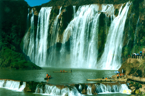 氣胸壯美的九龍瀑布群