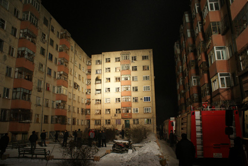 哈爾濱一居民樓燃氣爆炸 樓板坍塌3人受傷