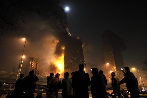 央視過火大樓今年開工修復 實行“先拆再修”