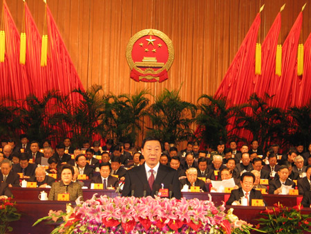 江蘇十一屆人大三次會(huì)議開(kāi)幕(圖)