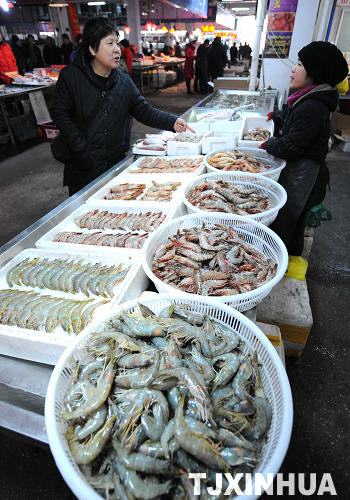 天津積極組織海鮮貨源填補市場空缺