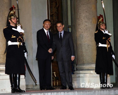 外交部長楊潔篪：中法元首今年內(nèi)將實(shí)現(xiàn)互訪