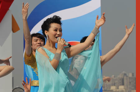 上海世博會(huì)志愿者服裝發(fā)布