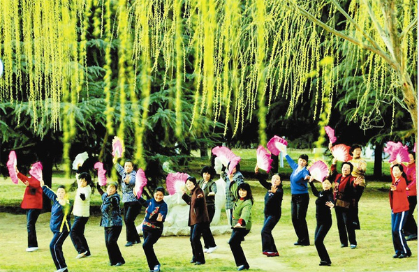 盡享春光　盡情健身