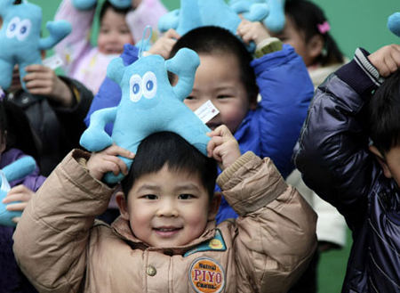 南通娃娃喜愛“世博課堂”