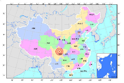 汶川接連發(fā)生兩次地震 最大震級4.0級