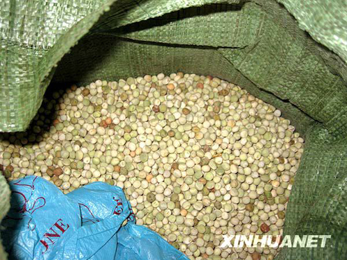 湖南衡陽發(fā)現(xiàn)并銷毀“染色豆”