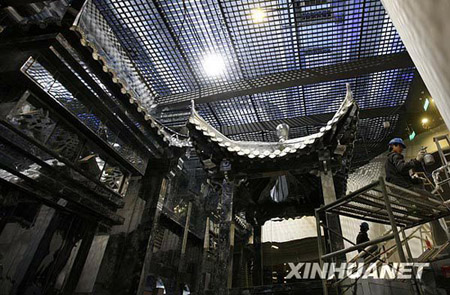 世博浙江館顯露雛形