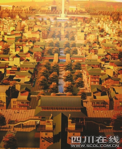 北川新縣城11月底亮相 4條景觀河寓意“四川”