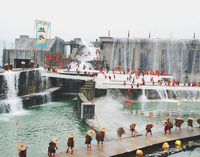 四川都江堰舉行清明放水節(jié)紀(jì)念李冰