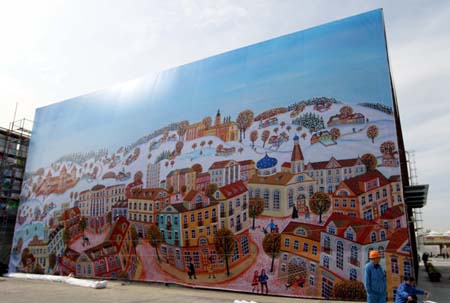 上海世博會園區(qū)各項建設(shè)進(jìn)入尾聲[組圖]